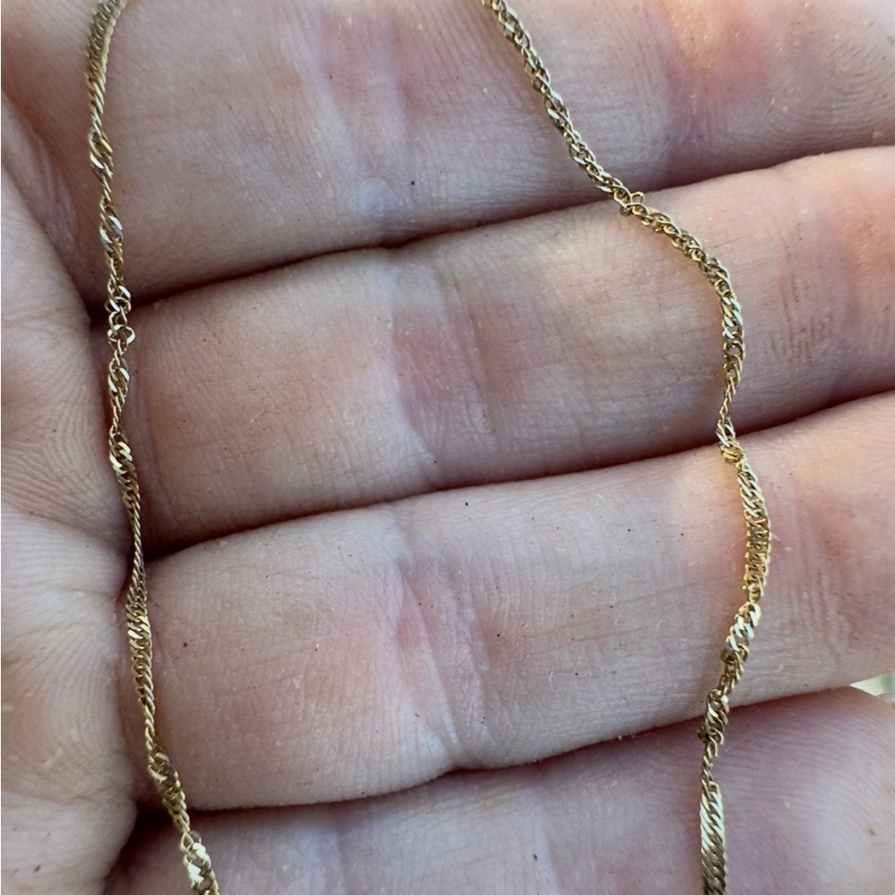Vintage  solid 10k yellow gold bracelet - Picture 7 of 14